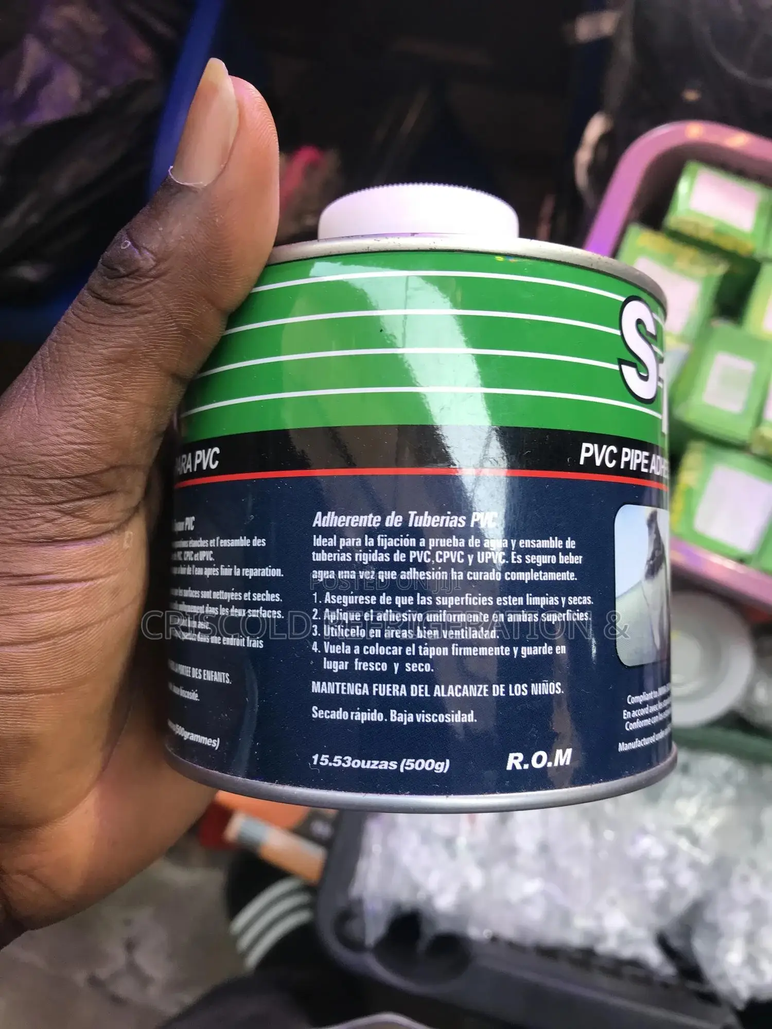 S100 PVC Pipe Adhesive