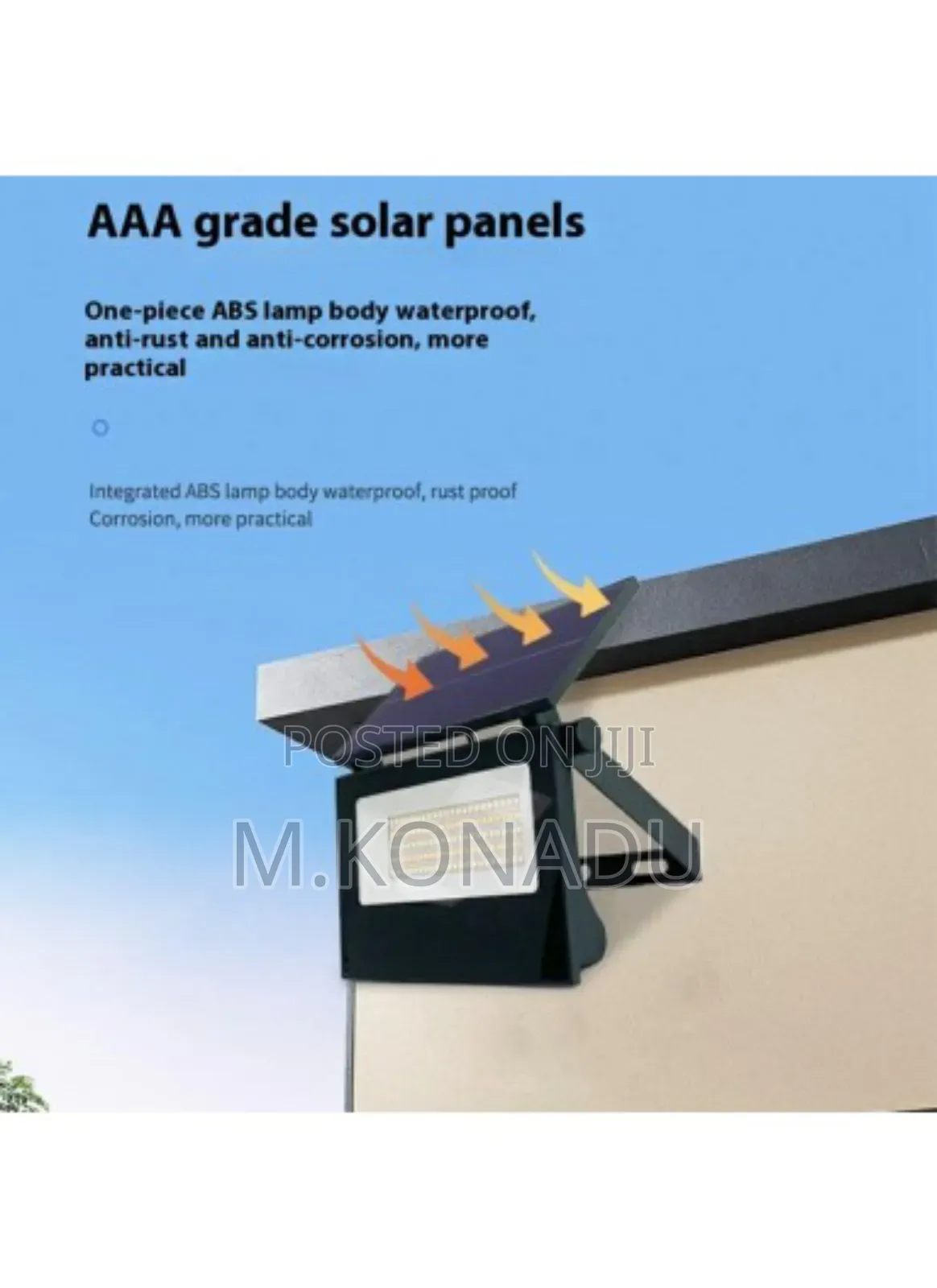 Foldable Solar Light Outdoor Motion Sensor With Remote Control