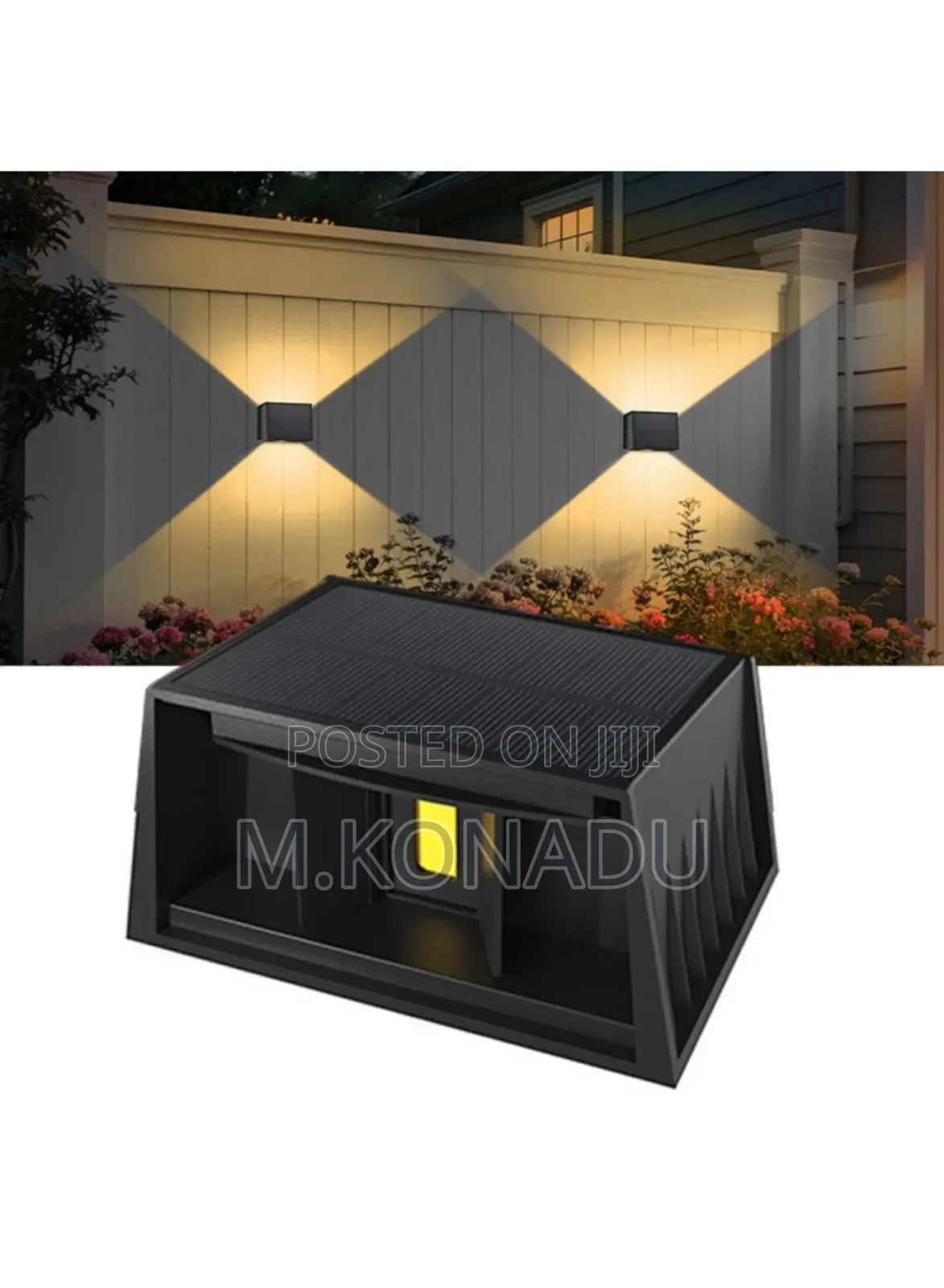 1pc Outdoor Solarwall Washer Light Beam Waterproof Led Decorative Lamp