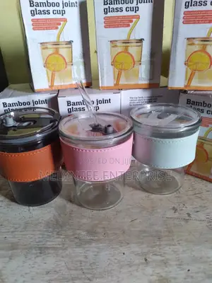 Glass Cup With Straw Can Be Branded for Souvenirs or Gift