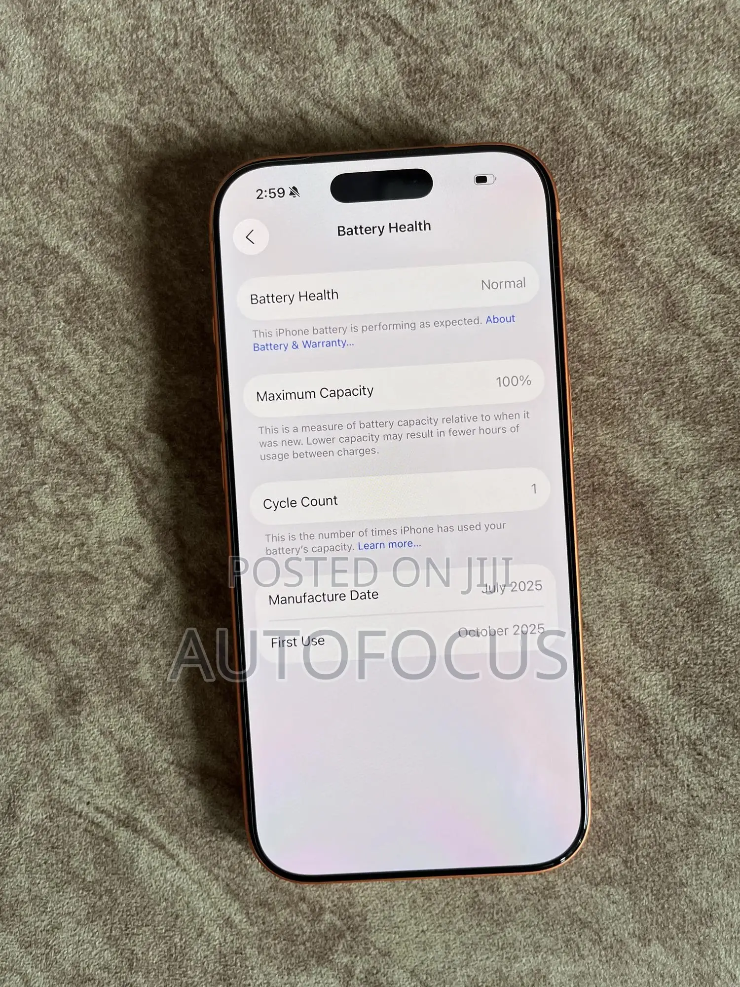 New Apple iPhone 17 Pro 256 GB Orange
