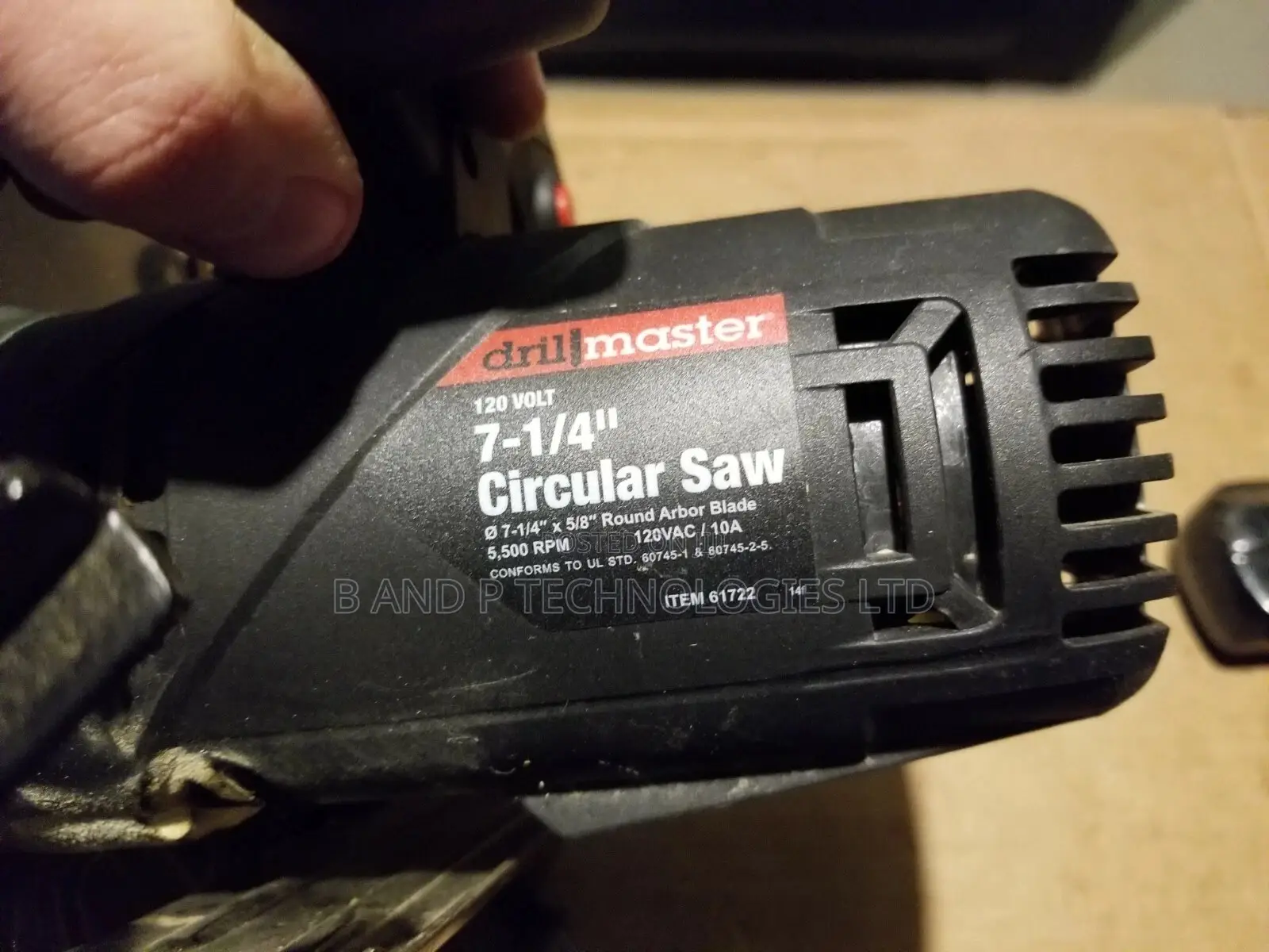 Drill Master 7 1/4" Corded Circular Saw 5500 RPM