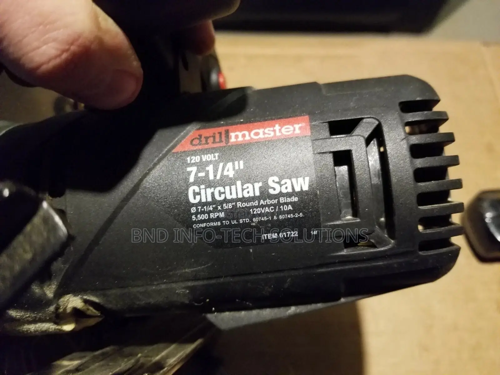 Drill Master 7 1/4" Corded Circular Saw 5500 RPM