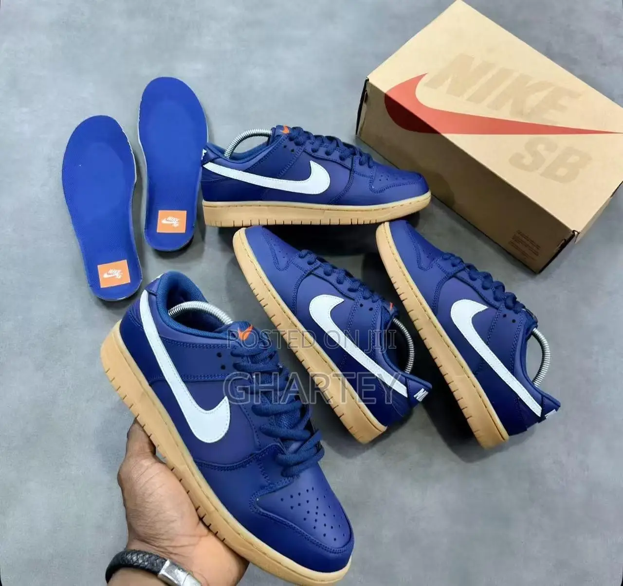 Nike Sb Dunk Low “Navy Gum” – Clean, Classic Built for Comfort