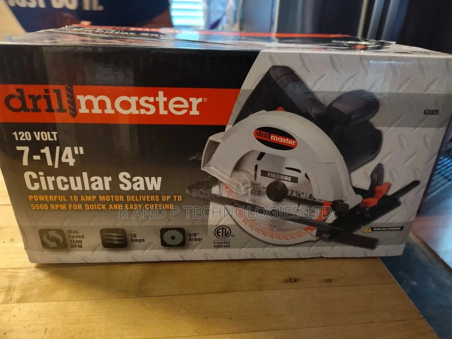 Drill Master 7 1/4" Corded Circular Saw 5500 RPM
