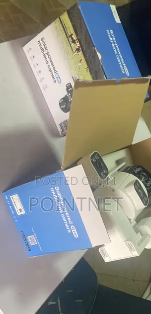 Triple Lens Solar Powered Hd Multi-Lens Camera
