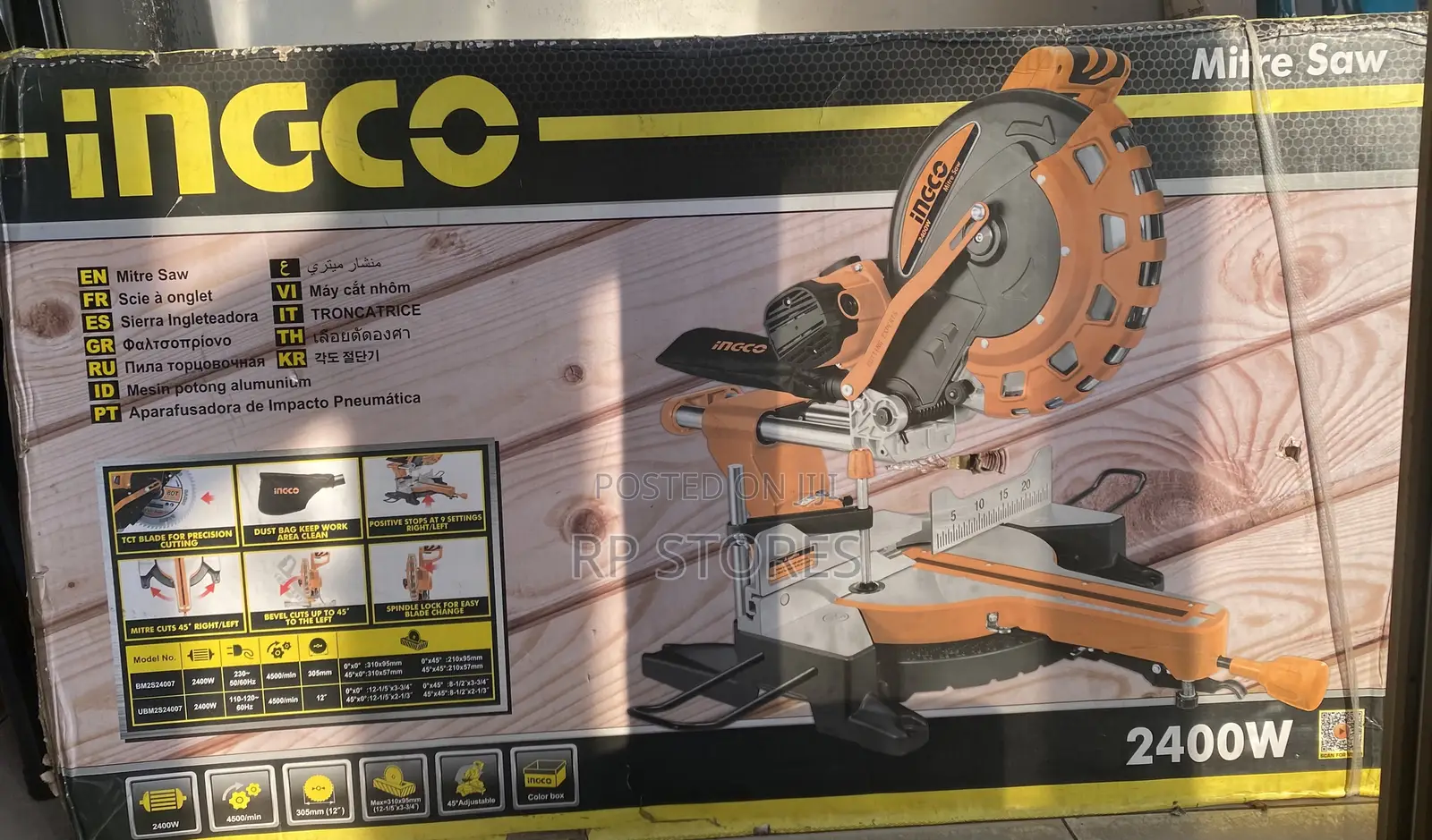 Ingco 2400w Mitre Saw