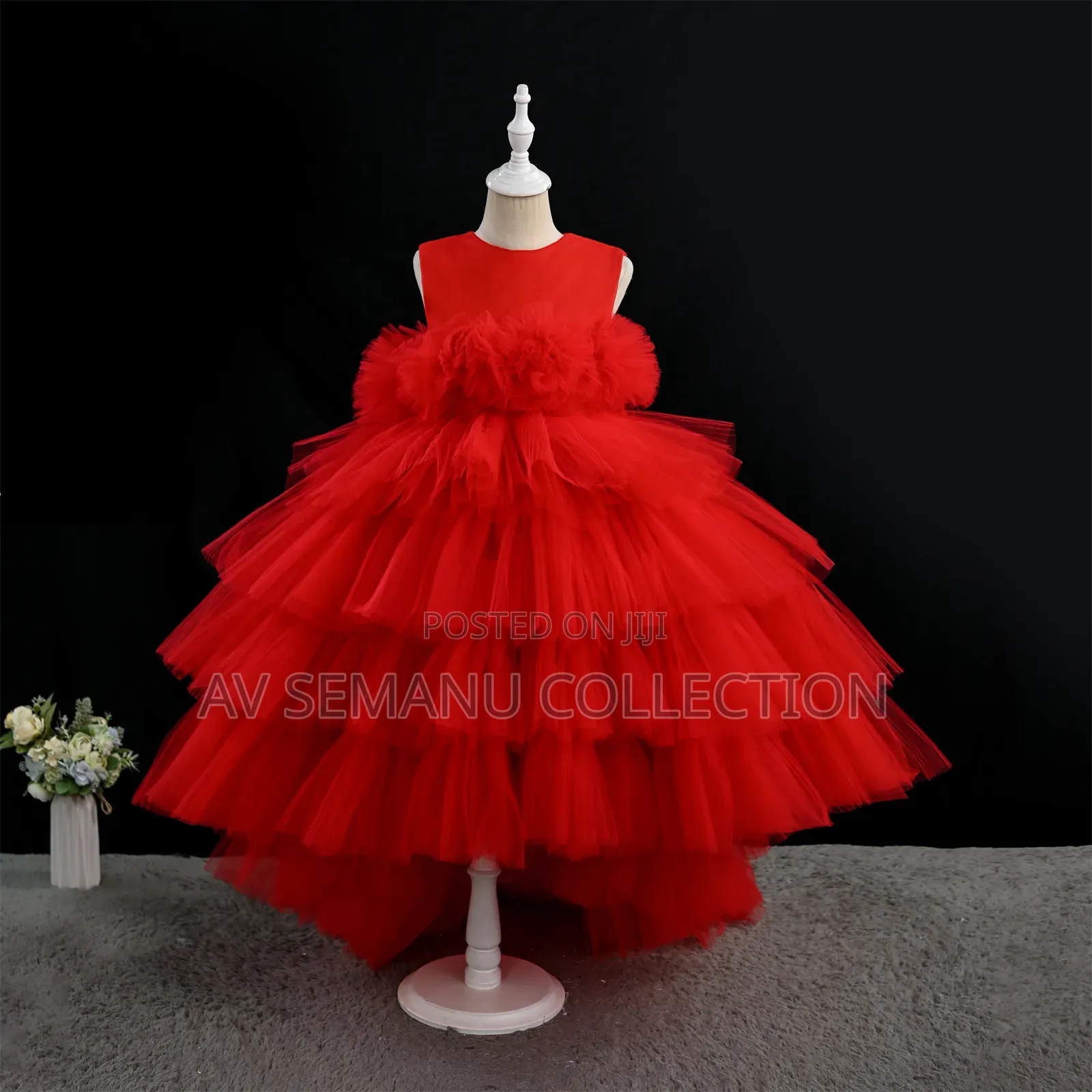 Girls Princess Birthday Party Gown