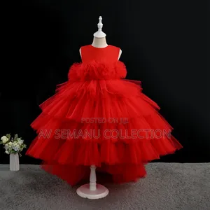 Girls Princess Birthday Party Gown