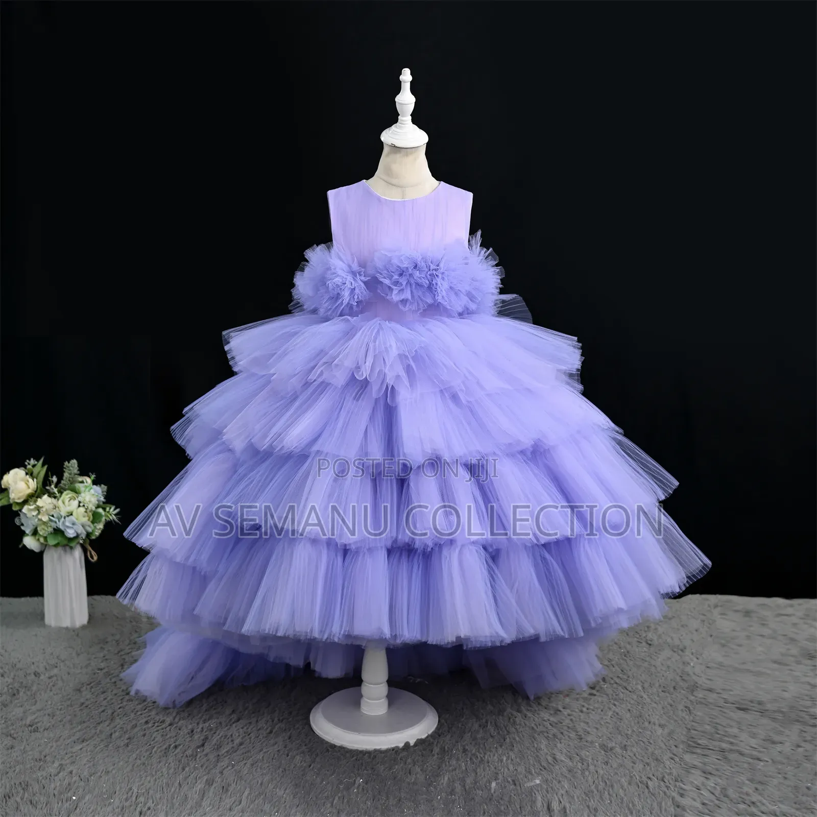 Girls Princess Birthday Party Gown