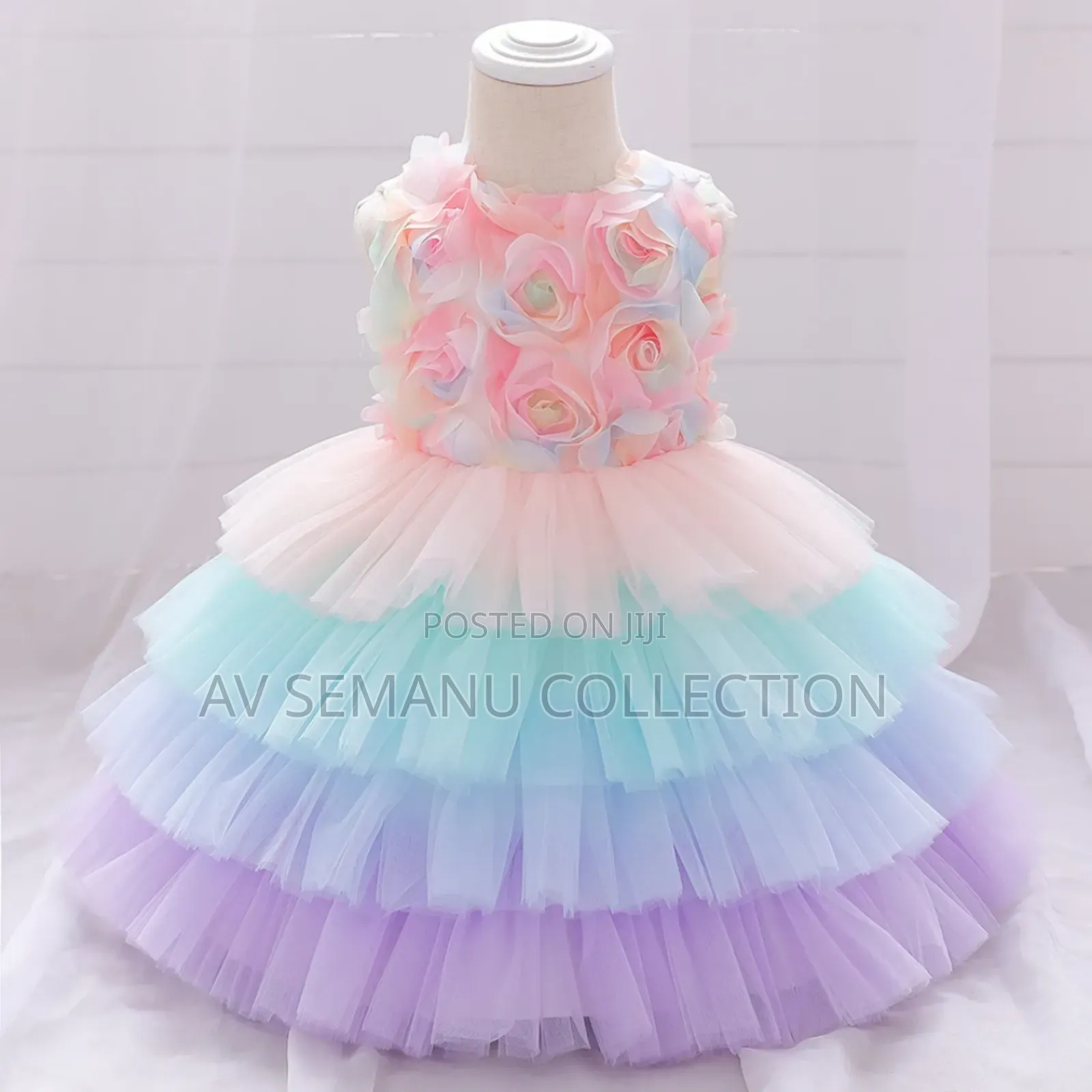 Baby Girl Rainbow Dress