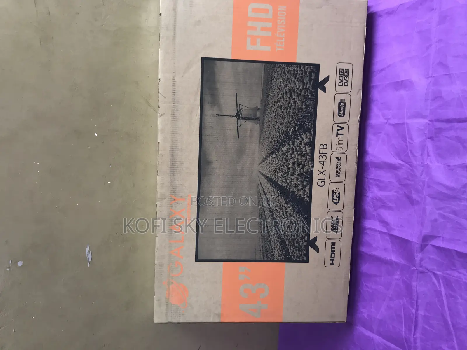 Well Made Galaxy 43inch Digital Satellite Tv