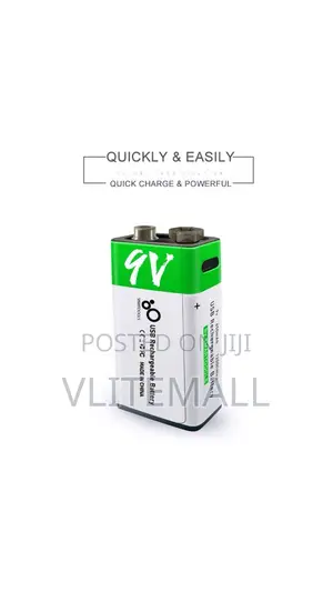 9v Type C Rechargeable Battery