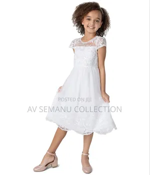 Chantilly Place Little Girls Short Sleeve Sequin-Embellished Dress