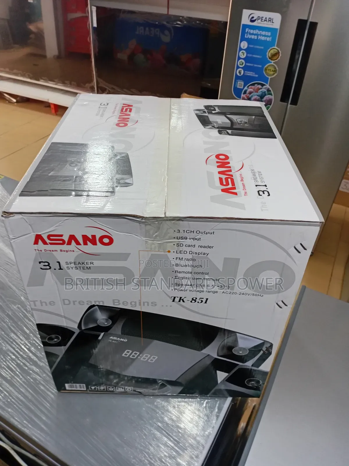 Asano 3.1 Home Theatre – Deep Bass Clear Audio