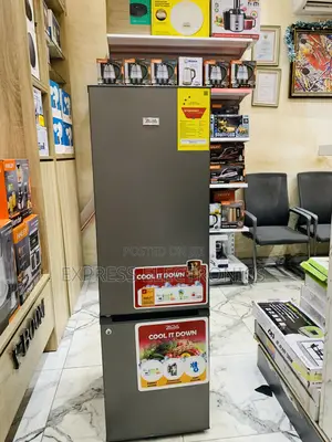 Grab The New Double Door Fridge Grey 161l Zara 240bf