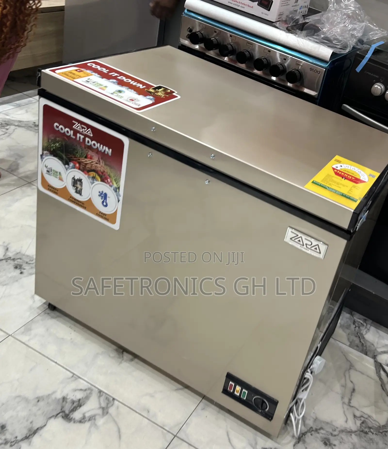 Affordable (Gold) 238 LTRS Zara-300 1 Door Electric Freezer