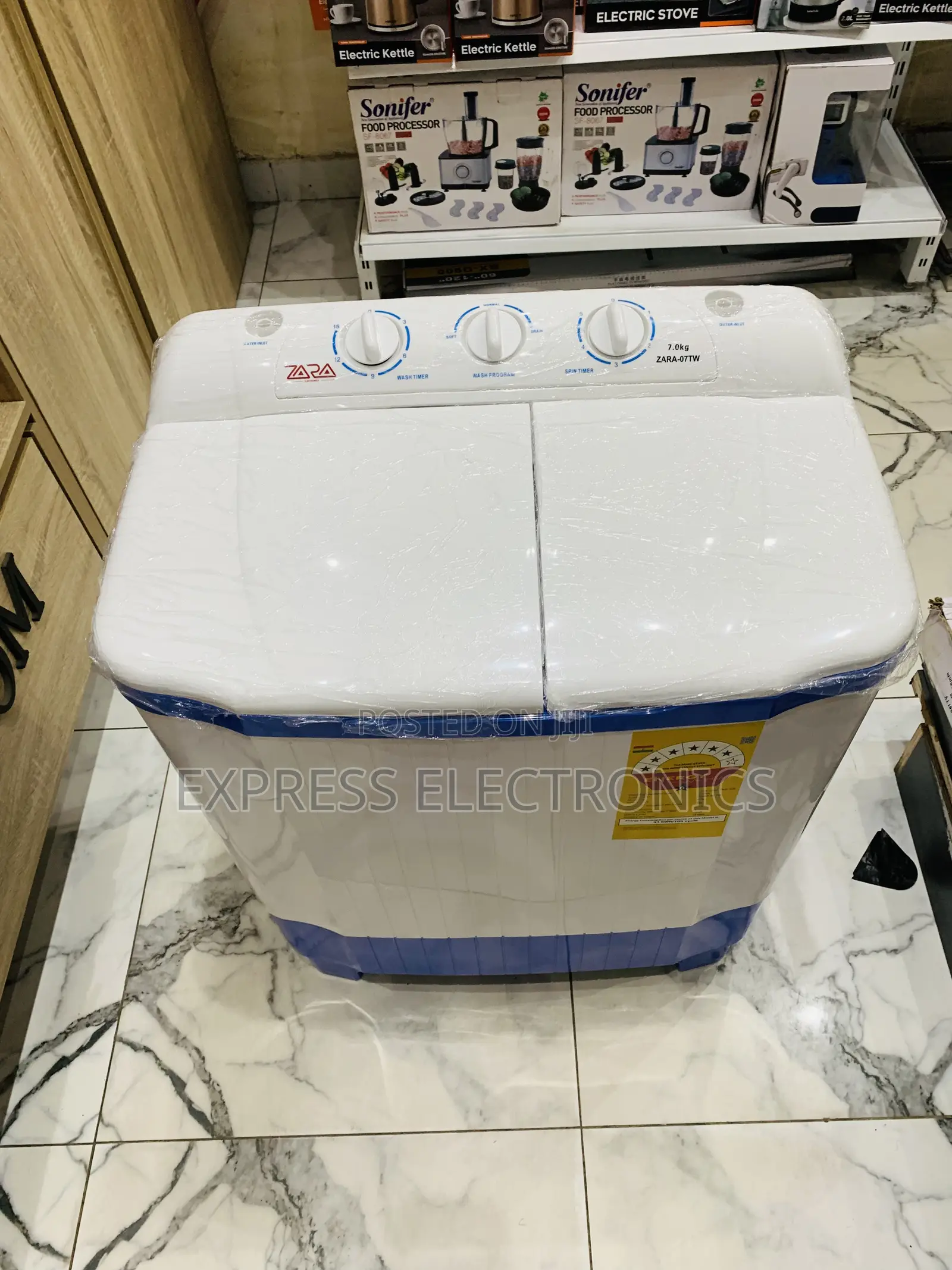 Hand Wash Effect 7kg Zara Washing Machine Spin Twintub