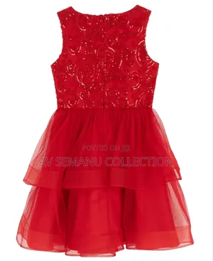 Rare Editions Girl Red Dress