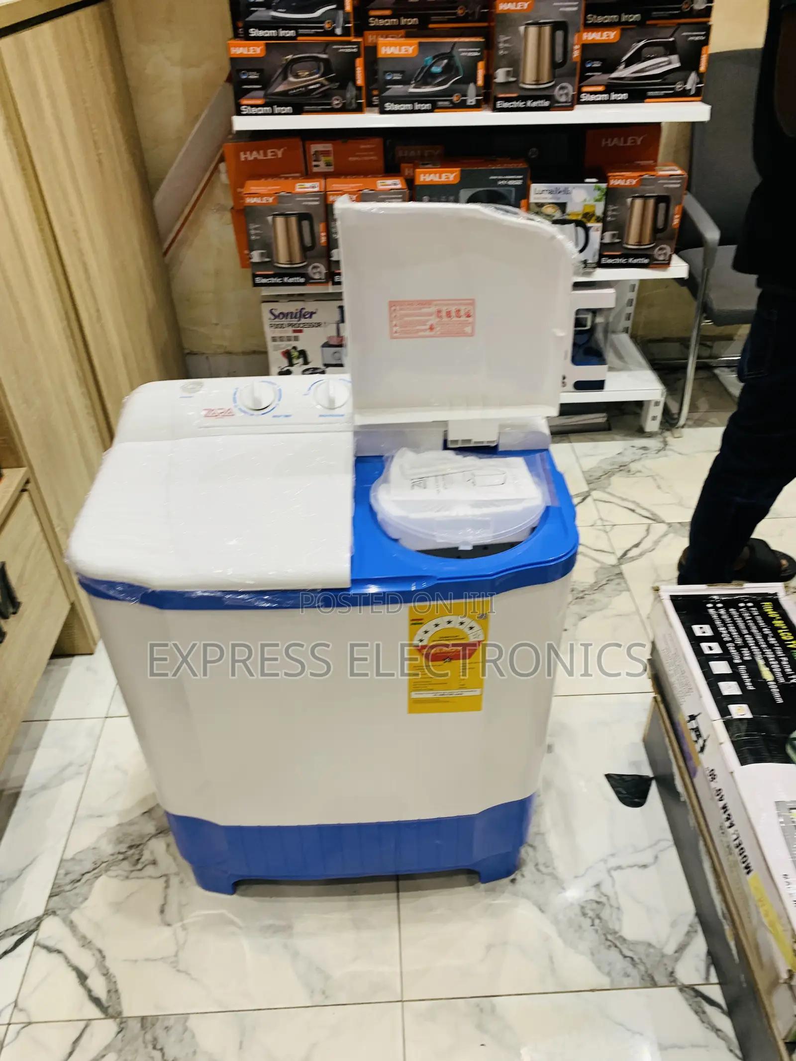 Text Us for Your Zara 7kg Topload Washing Machine Twintub