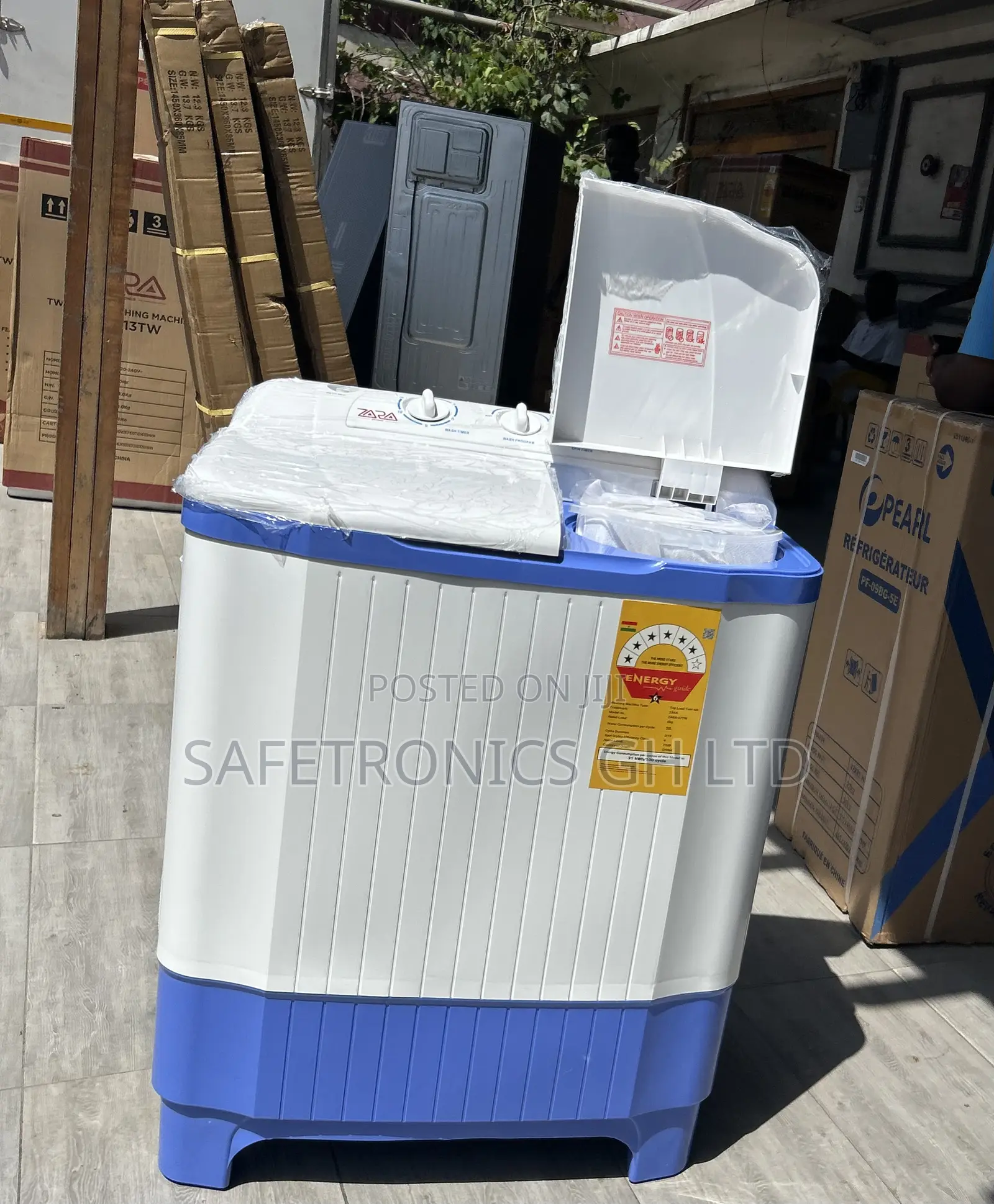 Zara Clean Wash 7kg Electric White/Blue Washingmachine