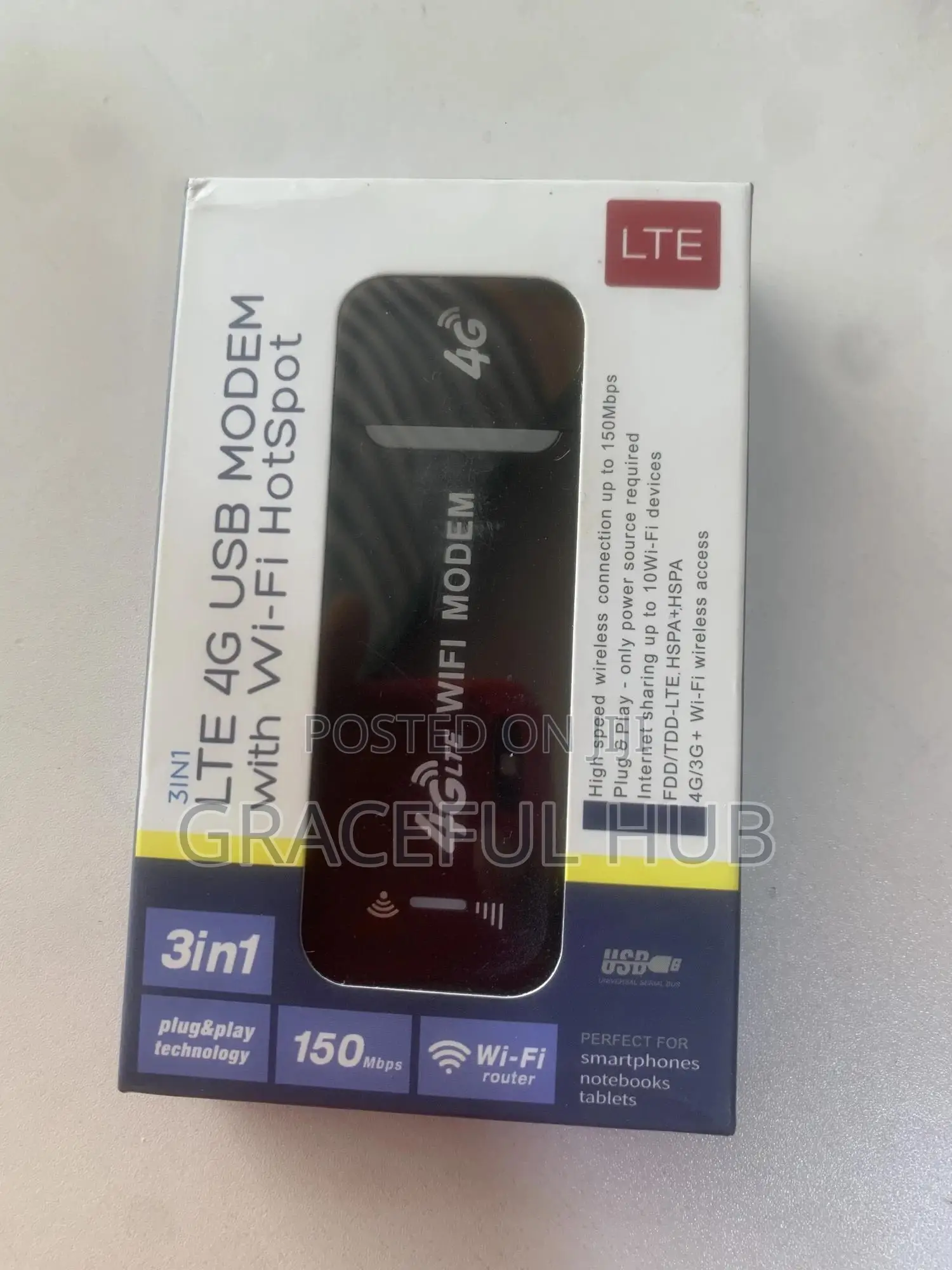 Mi-Fi Modem 3in1