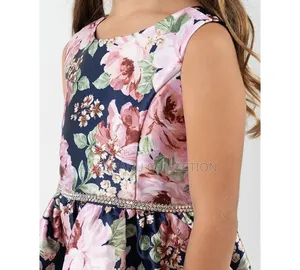 Shop Rare Editions Toddler and Little Girls Mikado Printed Fit Flare