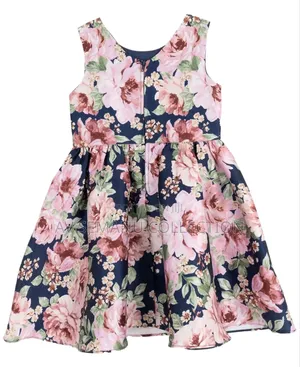 Shop Rare Editions Toddler and Little Girls Mikado Printed Fit Flare