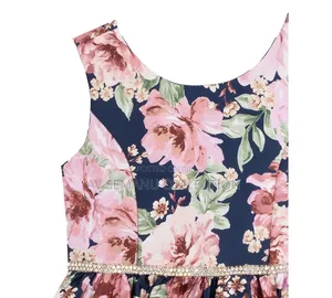 Shop Rare Editions Toddler and Little Girls Mikado Printed Fit Flare