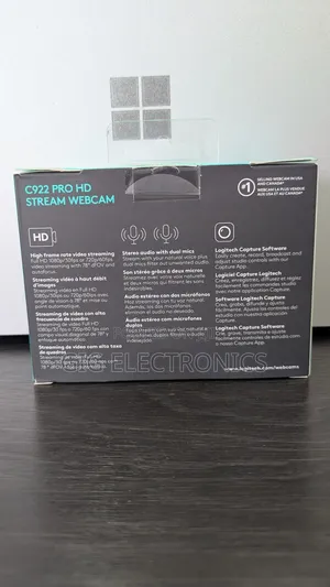 Logitech C922 Pro Hd Stream Webcam + Tripod