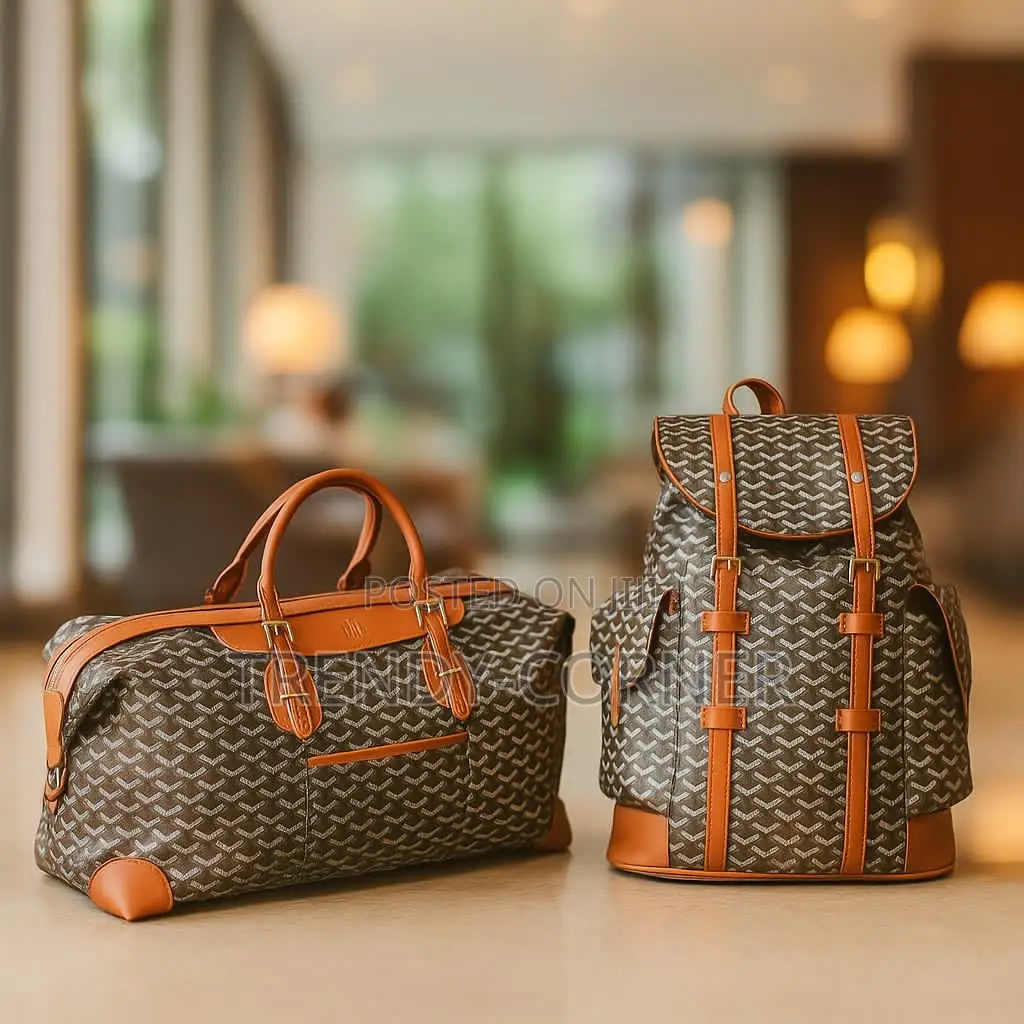 Goyard Boston 50 Backpack Set