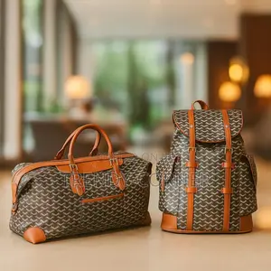 Goyard Boston 50 Backpack Set