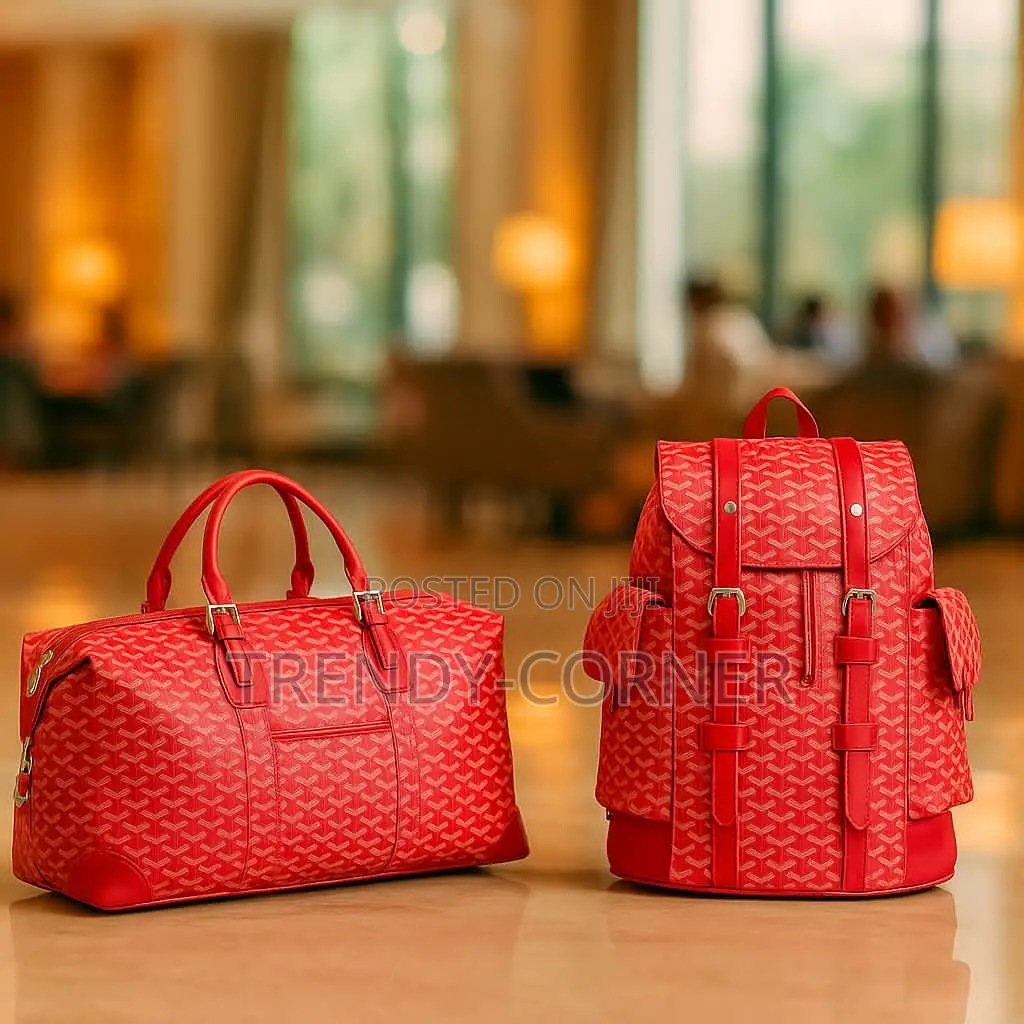 Goyard Boston 50 Backpack Set