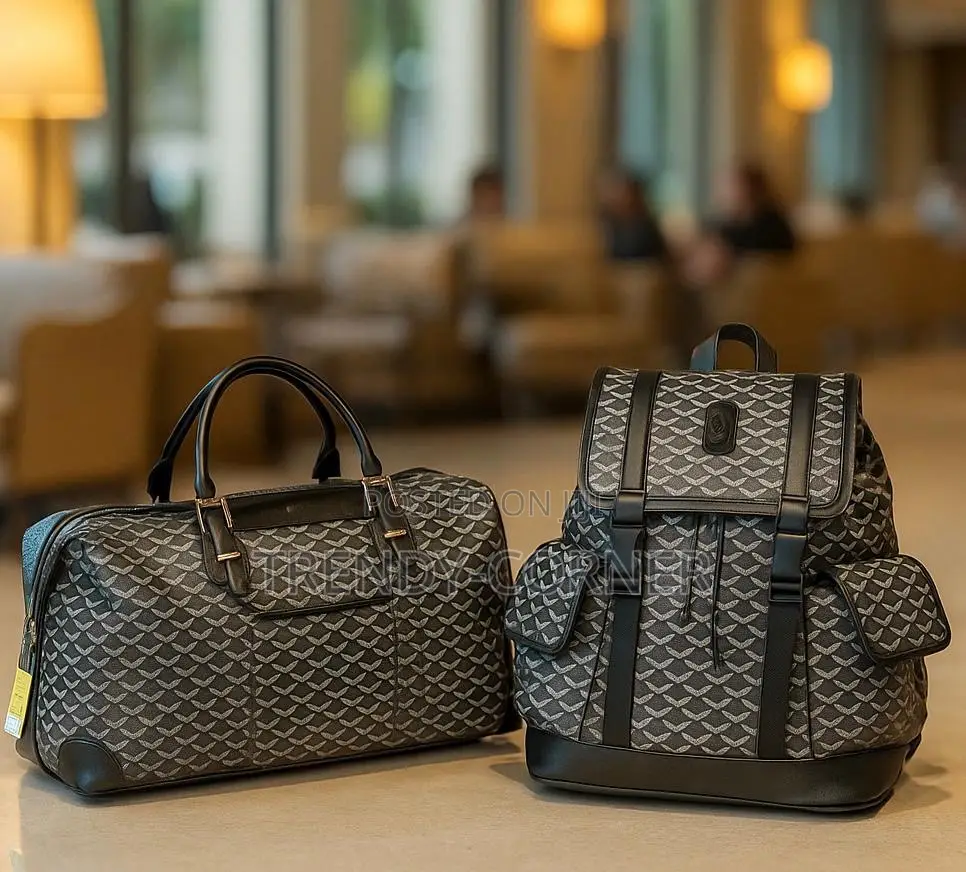 Goyard Boston 50 Backpack Set