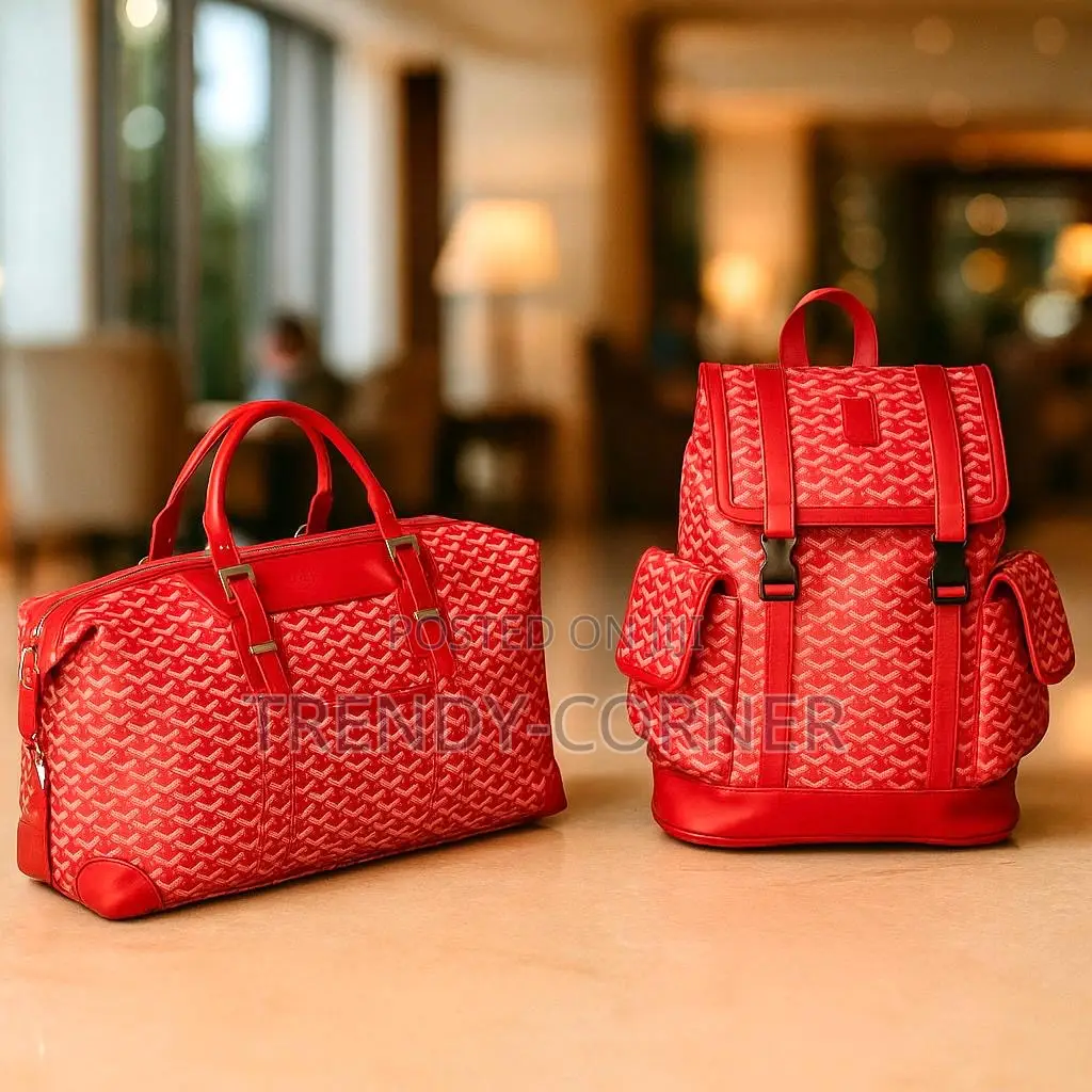 Goyard Boston 50 Backpack Set