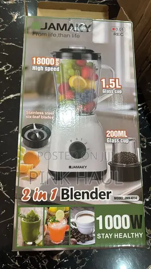 2 in 1 Glass Blender