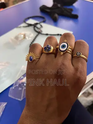 Charm Blue Rings
