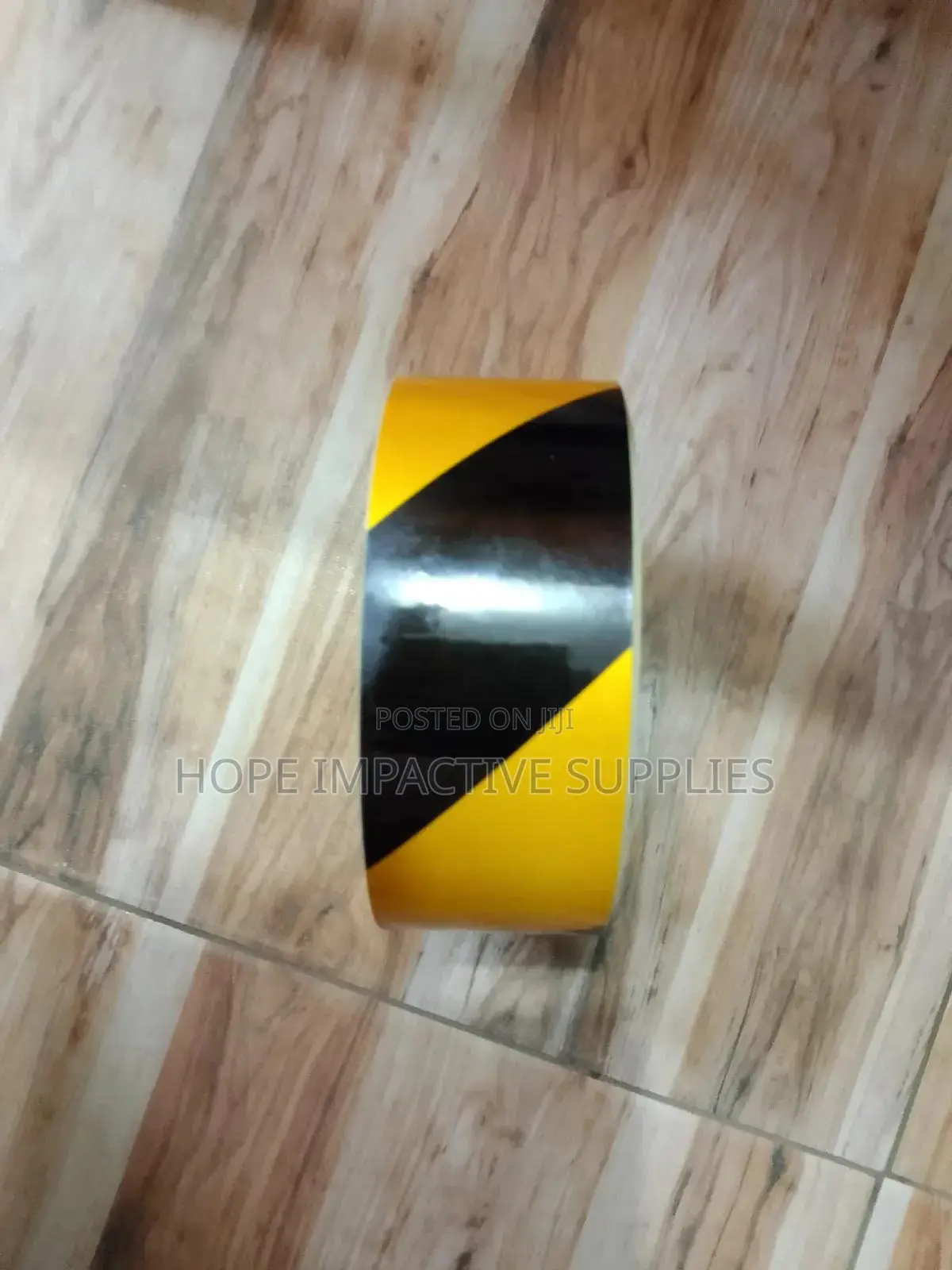 Quality Floor Marking Tape - Yellow And Black.(Smooth Version).