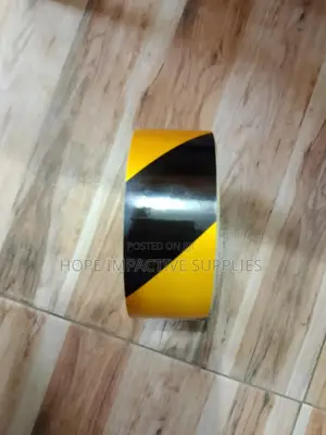 Quality Floor Marking Tape - Yellow And Black.(Smooth Version).