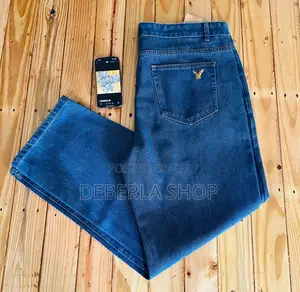 Men Blue Denim Jeans Trousers