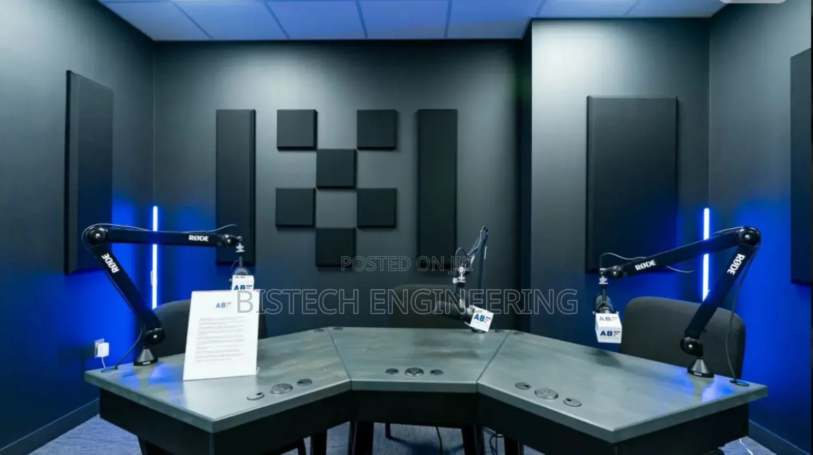 Tv Station, Radio Station,Mcr/ Media Studio Set Up Design Installation