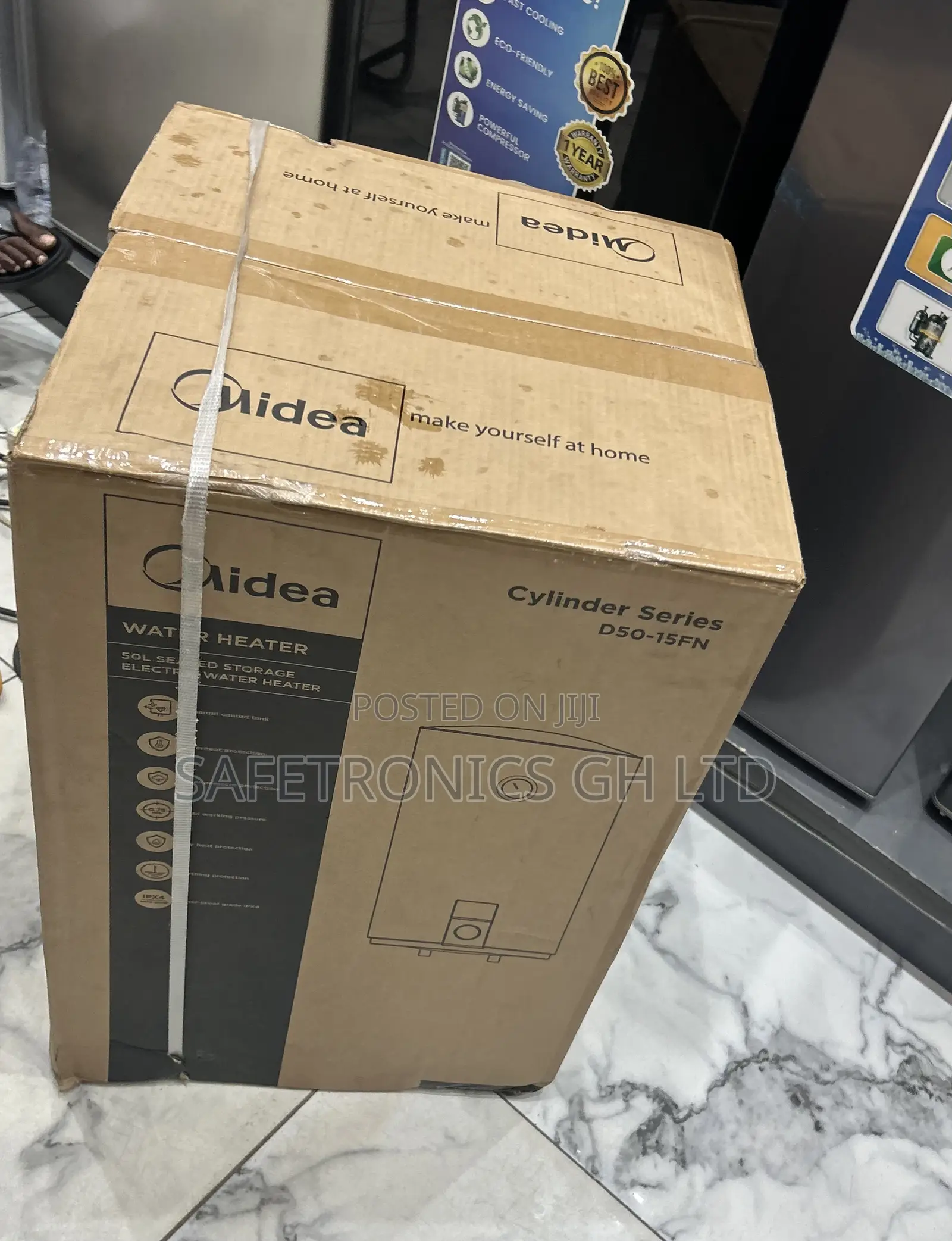 Super Exclusive 50 Liters Electric Midea White Water Heater