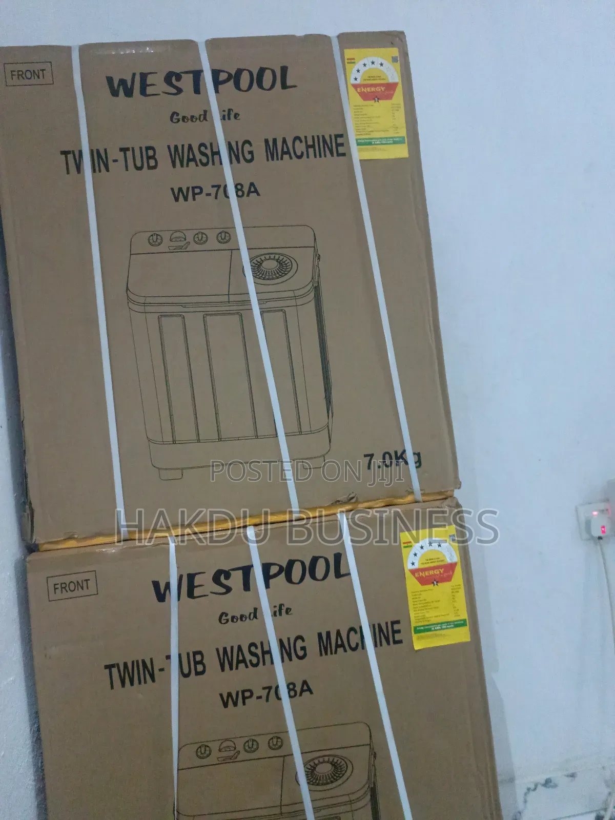 Westpool Twin Tub Washing Machine 7kg