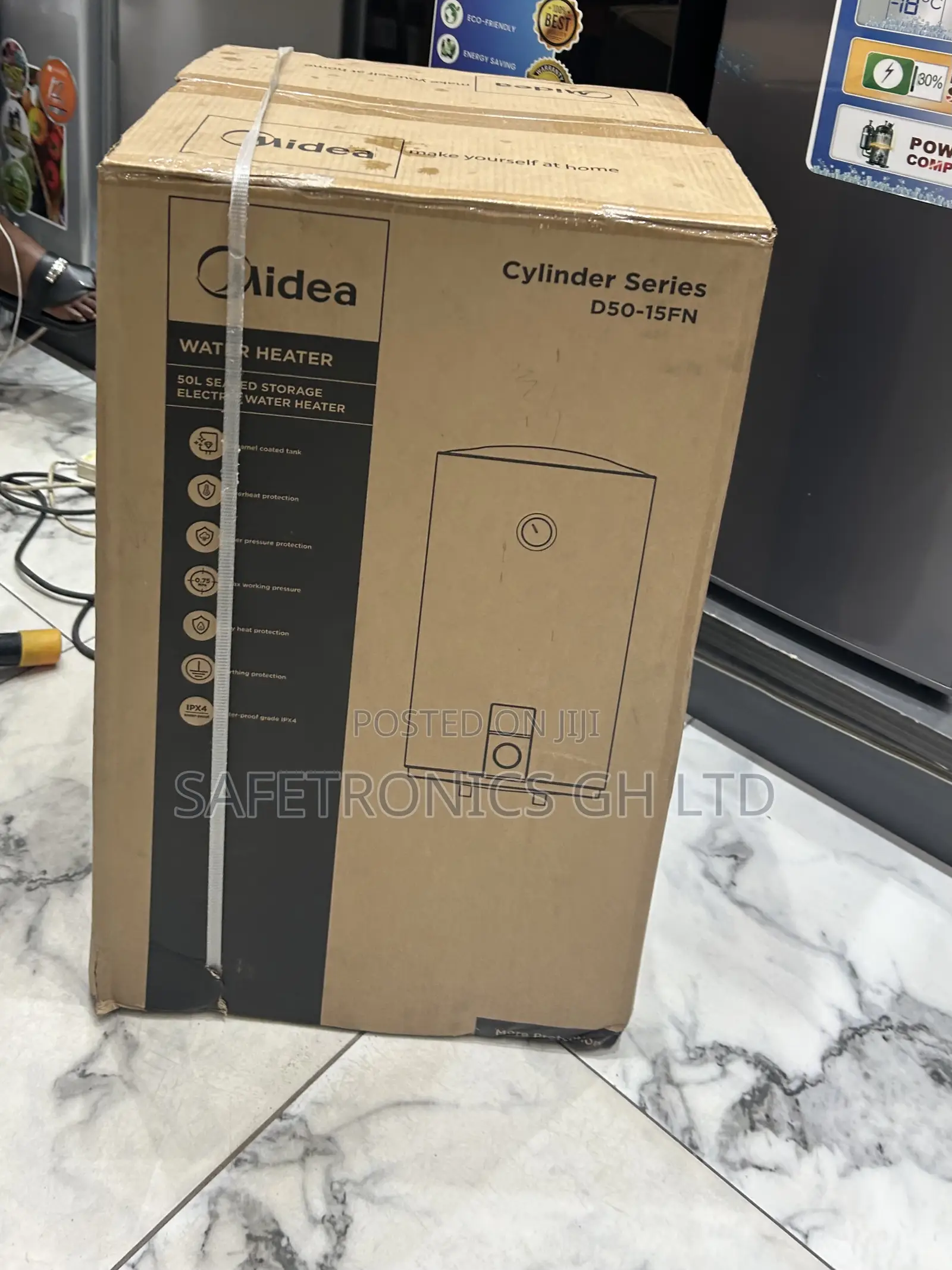 Excellent Midea 50l Electric White Water Heater