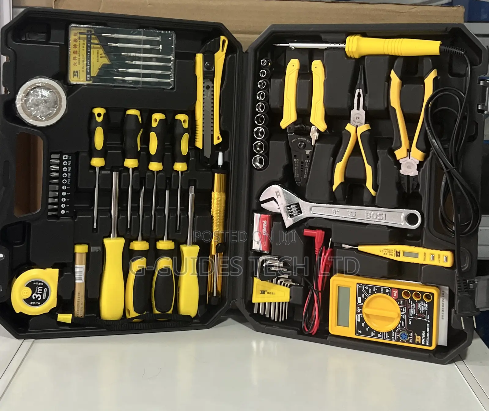 Bosi 53pcs Hardware Tool Kit , 53-piece Tele-communication Tool Set