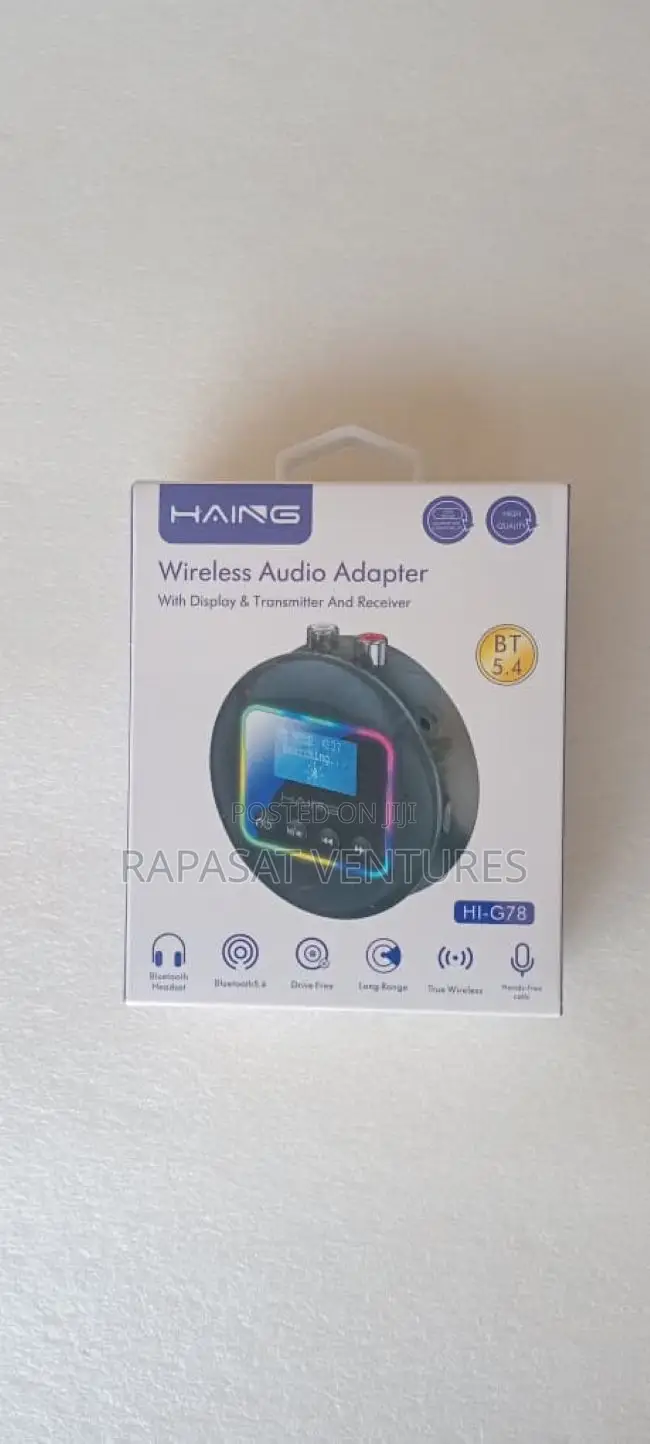Haing Hi-g78 Bt5.4 Wireless Bluetooth Audio Adapter