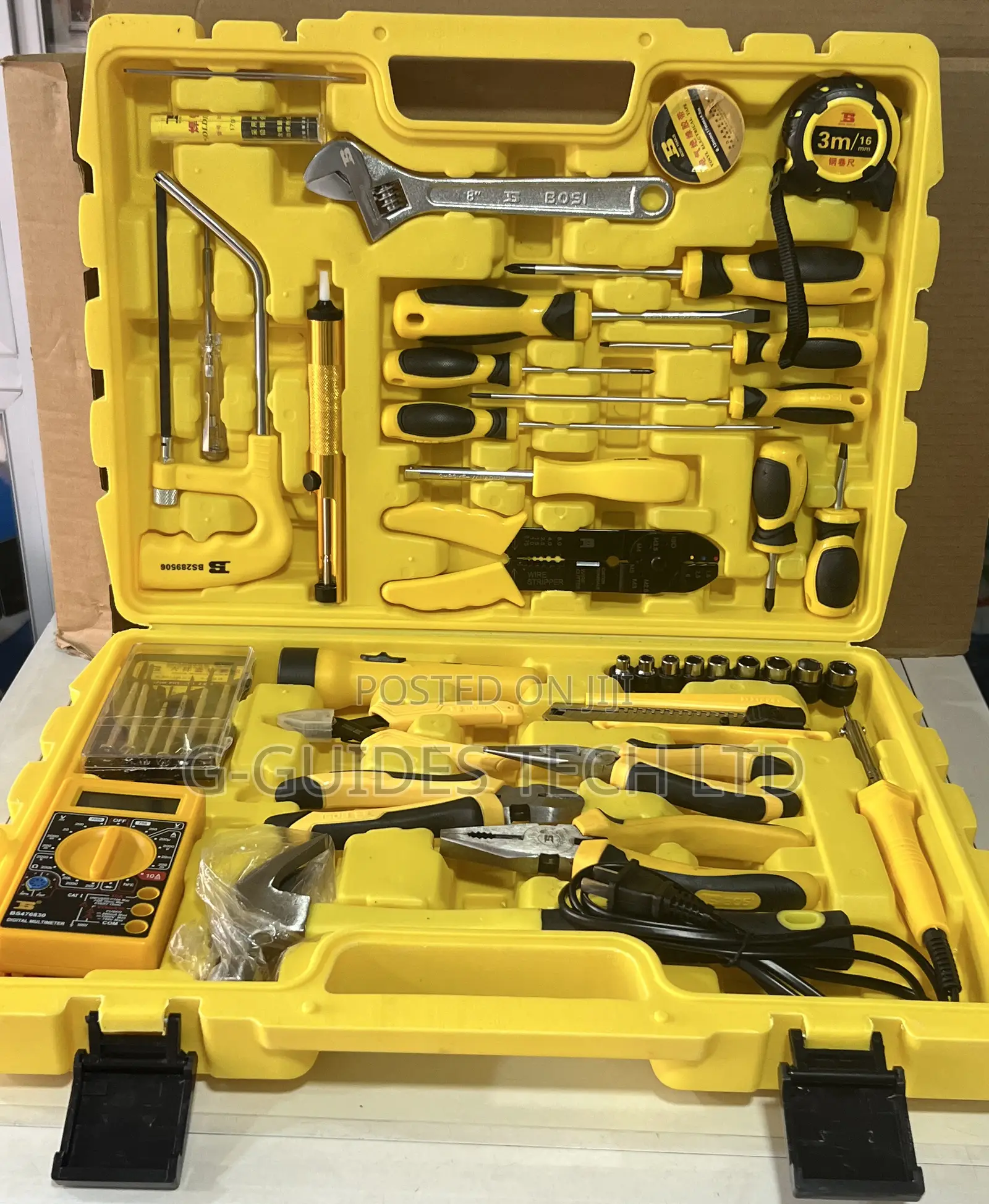 Bosi 43pcs Hardware Tool Kit, 43-piece Tele-communication Tool Set