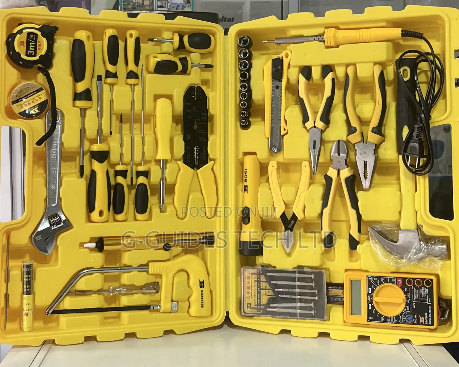 Bosi 43pcs Hardware Tool Kit, 43-piece Tele-communication Tool Set