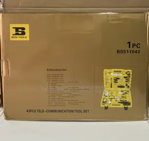 Bosi 43pcs Hardware Tool Kit, 43-piece Tele-communication Tool Set