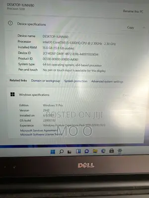 Laptop Dell Precision 5510 16GB Intel Core I5 SSD 256GB